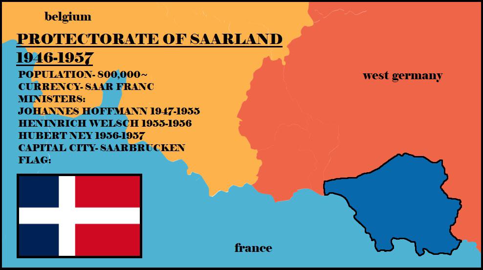 Protektorat Saary - istniejący w latach 1947–1956 protektorat Francji