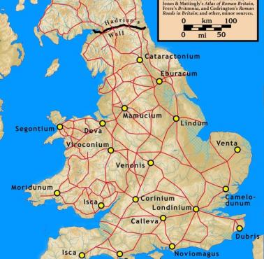 System drogowy Wysp Brytyjskich w czasach Imperium Rzymskiego