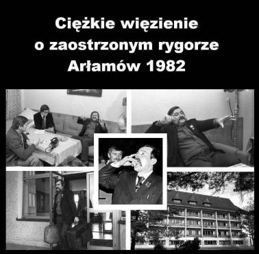 Lech Wałęsa (TW Bolek) podczas internowania w Arłamowie