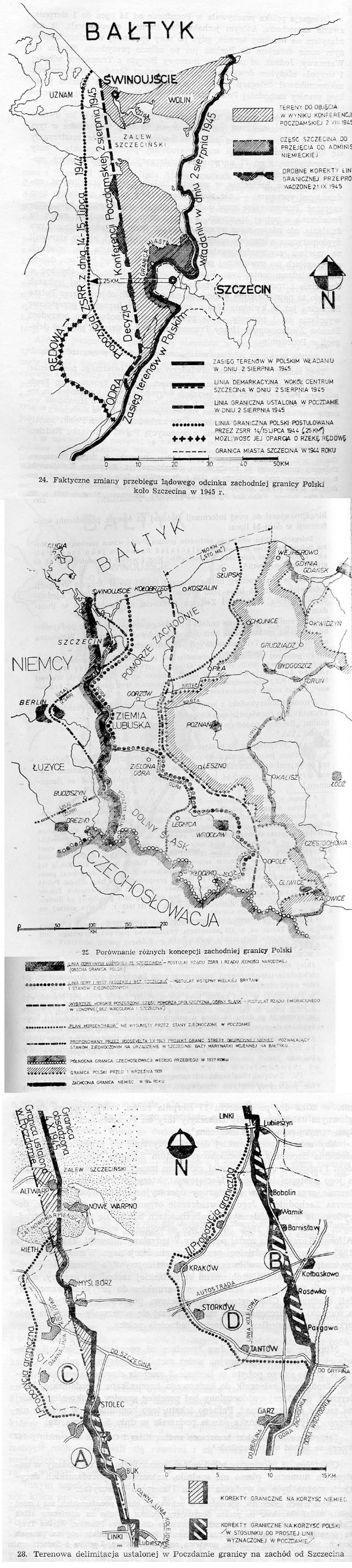 Kształtowanie się granicy niemiecko-polskiej od 1945-1950