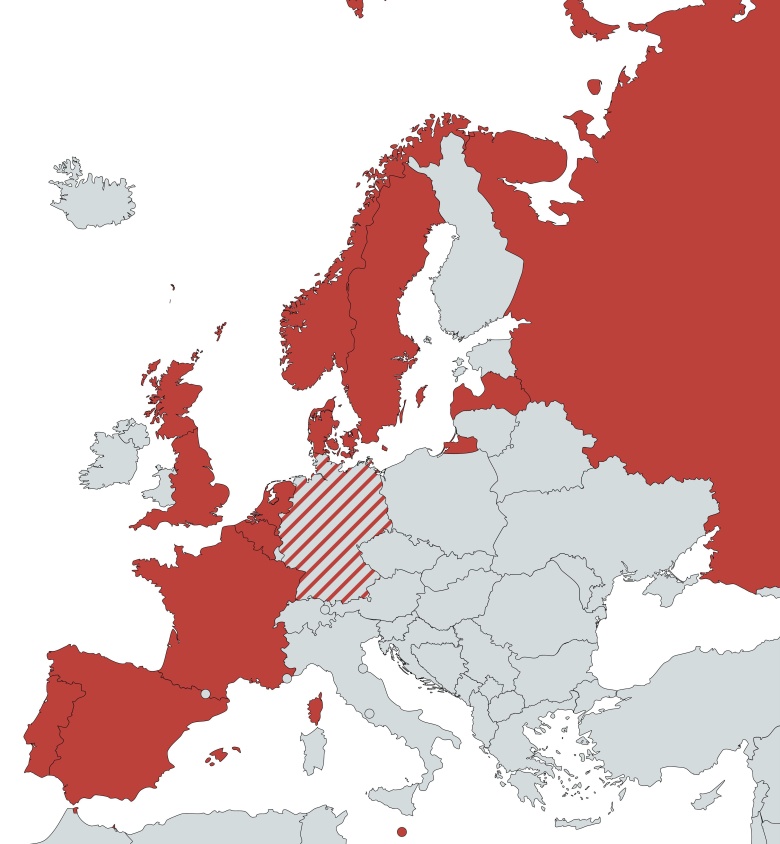 Kraje, które w swojej historii miały kolonię w Amerykach