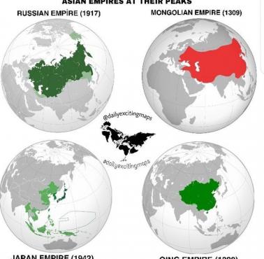 Imperia azjatyckie u szczytu swojej potęgi: Mongolia 1309, Chiny dynastii Qing 1890 ...