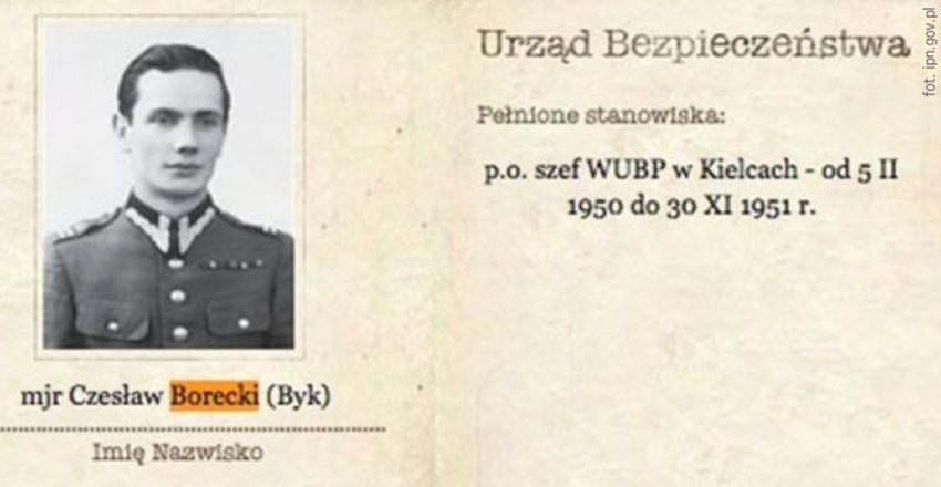 Czesław Byk Brzoza z AL, w 1944 napadł w Grzegorzowicach na majątek Rauszerów i brutalnie zmordował ...