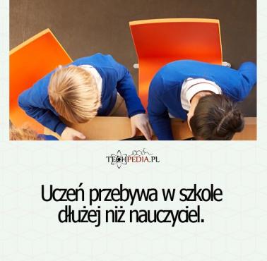 Uczeń przebywa w szkole dłużej ....