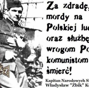 27 V 1945 oddział NSZ Mjr Władysława Kołacińskiego "Żbika" zlikwidowali w Przedborzu 3 Żydów z UB