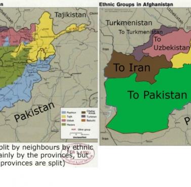 Gdyby Afganistan miałby być podzielony przez sąsiadów kierując się grupami etnicznymi