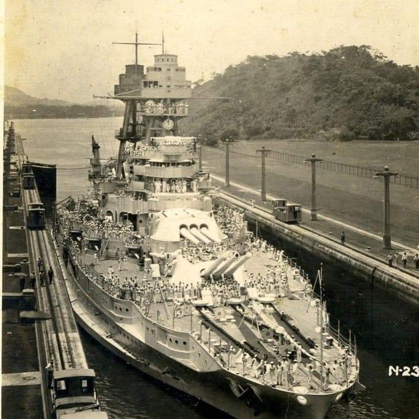 USS Arizona, Kanał Panamski, 1936