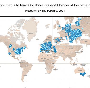 Pomniki nazistowskich kolaborantów i sprawców Holokaustu na całym świecie