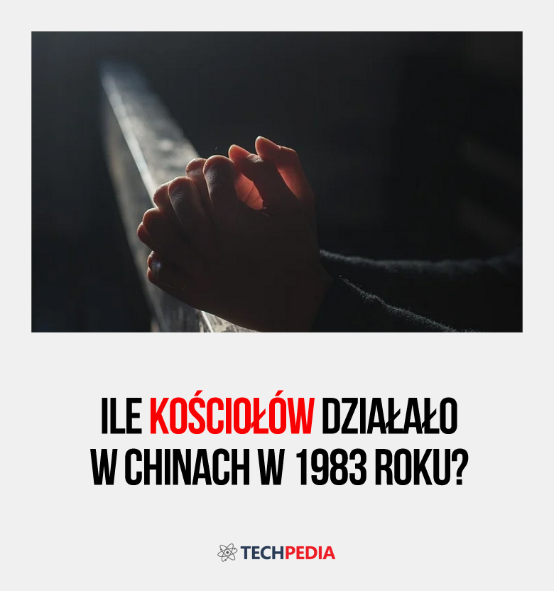 Ile kościołów działało w Chinach w 1983 roku?