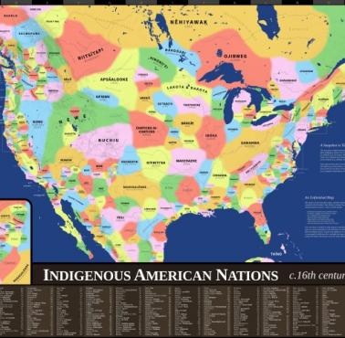 Indianie Ameryki Północnej przed epoką kolonialną ok. 1500 roku