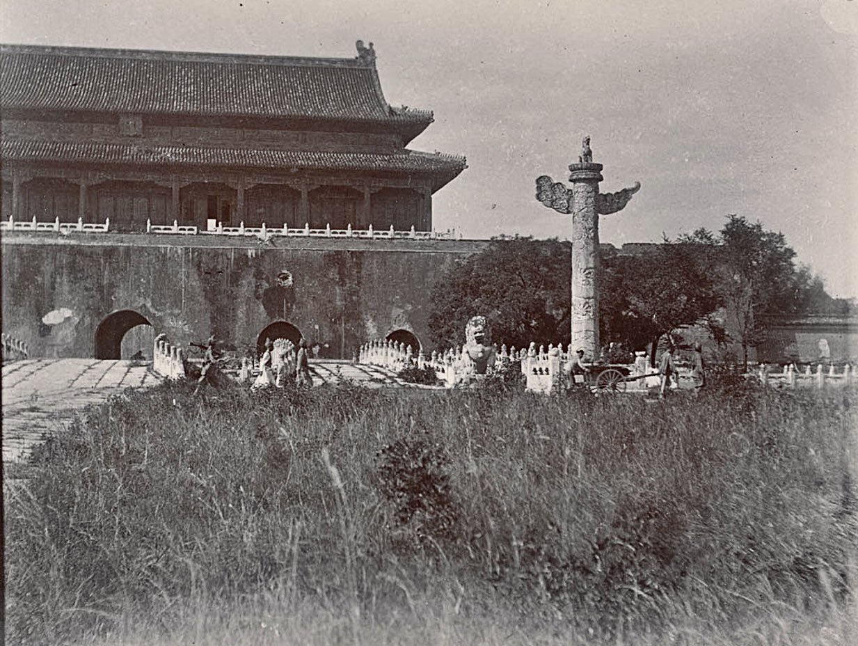 Plac Tiananmen około roku 1900