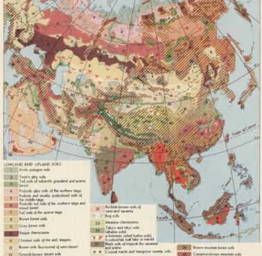 Rodzaje gleb w Azji, 1967