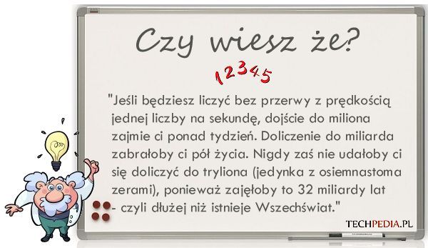 Jeśli będziemy liczyć ...