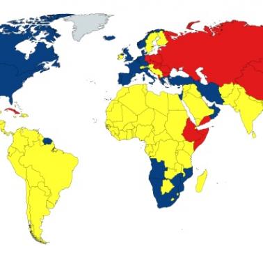 Kraje pierwsze, drugiego i trzeciego świata w 1975 roku