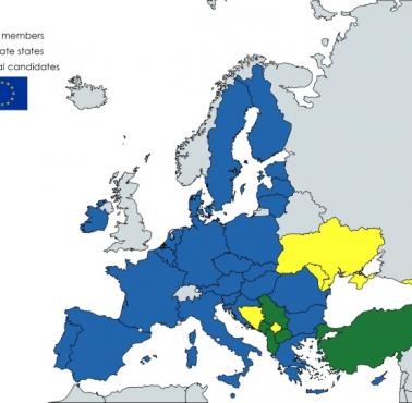 Członkowie Unii Europejskiej, kandydaci i potencjalni kandydaci, 2022