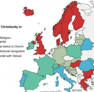 Status prawny chrześcijaństwa w Europie