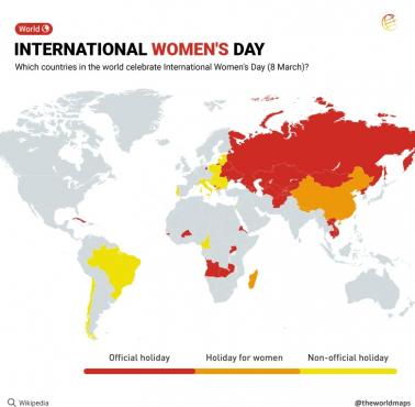 Gdzie obchodzony jest Międzynarodowy Dzień Kobiet
