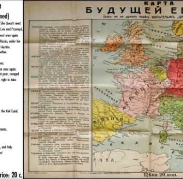 Geopolityka: Rosyjskie cele po zakończeniu I wojny światowej nakreślone przez dyplomatę Siergieja Sazonowa, 1914