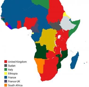 Od kogo dane państwo w Afryce uzyskało niepodległość