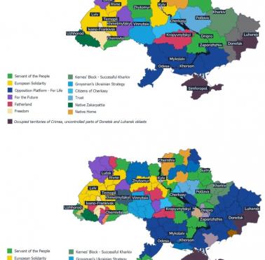 Wybory 2020 na Ukrainie na szczeblu obwodowym („regionalnym”) i rejonowym („okręgowym”)