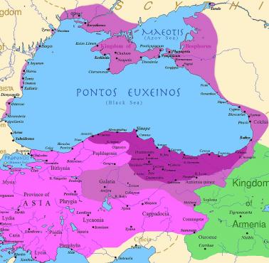 Królestwo Pontu u szczytu potęgi w czasach panowania Mitrydatesa VI