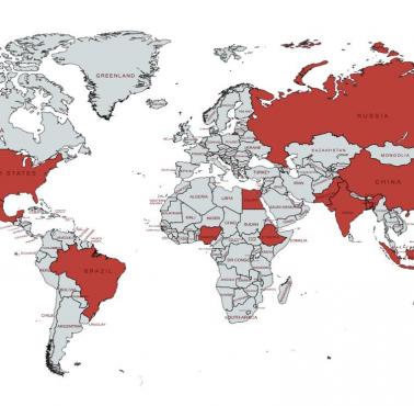 Kraje na świecie, które mają więcej niż 100 milionów obywateli