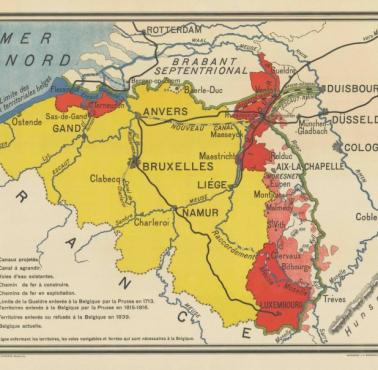 Nieoficjalne roszczenia belgijskie po I wojnie światowej