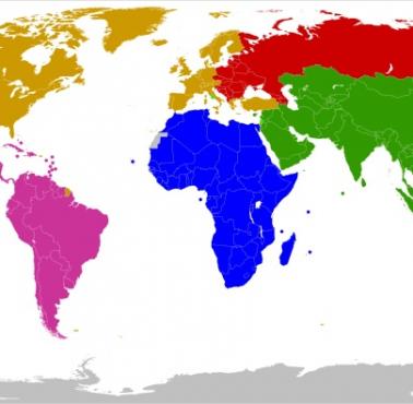 Grupy regionalne ONZ. Klasyfikacja regionów