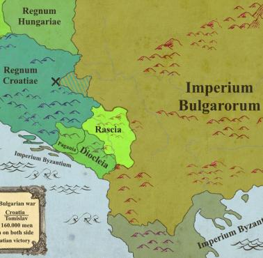 Druga wojna chorwacko-bułgarska w 926 roku