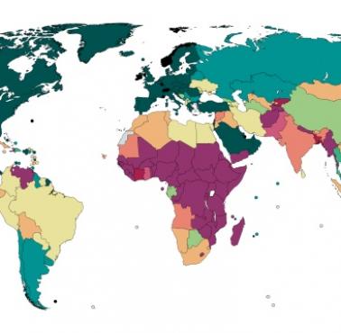 PKB (PPP) na mieszkańca w porównaniu do 10 najludniejszych krajów świata