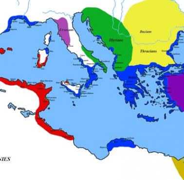 Morze Śródziemne i Czarne w VI wieku p.n.e.