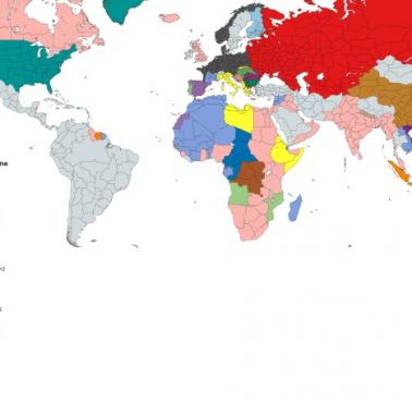 Mapa świata do 22 czerwca 1941 roku
