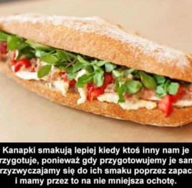 Czy wiedziałeś, że kanapka zrobiona przez kogoś smakuje lepiej?