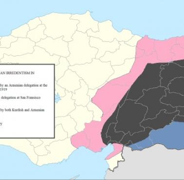 Pretensje i roszczenia Ormian (Armenia Zachodnia) i Kurdów (Kurdystan Północny) we wschodniej Turcji, 1919, 1945