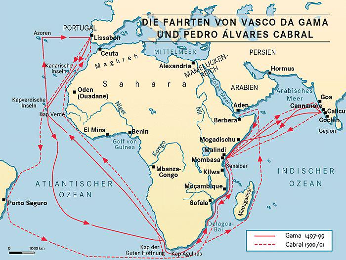 Vasco da Gama i jego podróż do Indii 1497-1499