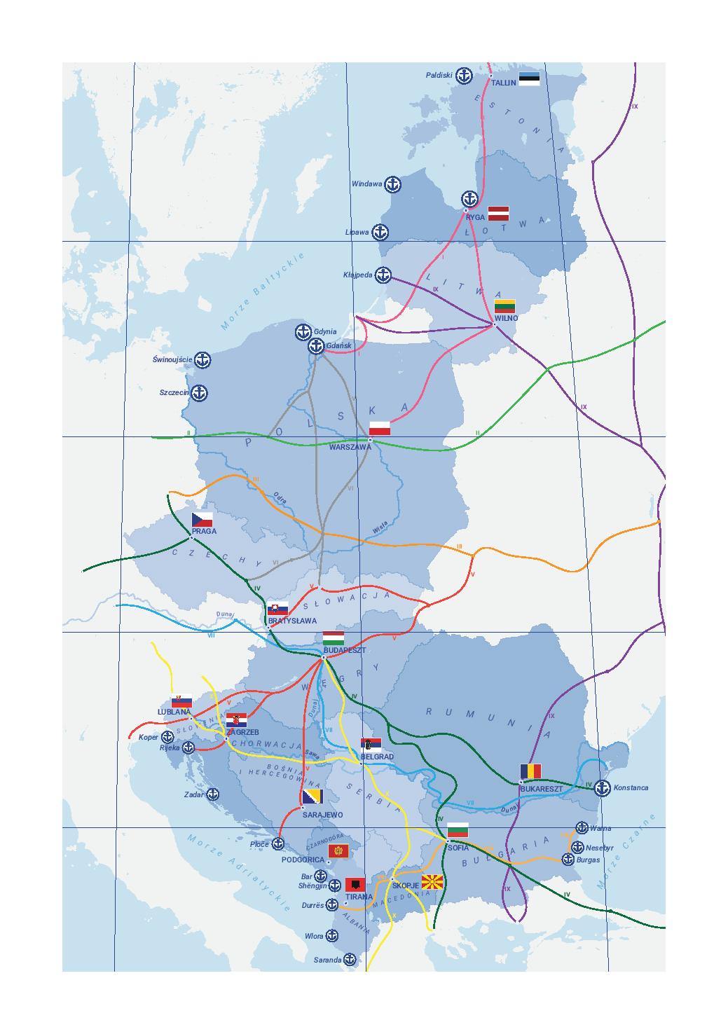Geopolityka: Chińska inicjatywa gospodarczo-polityczna (Międzymorze, Trójmorze) 16+1, 17+1 (z Grecją)