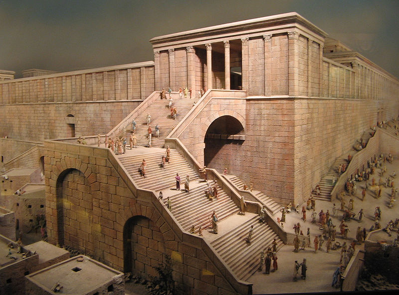 Model rekonstrukcji starożytnej Jerozolimy w Muzeum Dawida