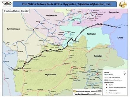 Geopolityka: Połączenie kolejowe Chiny - Azja Środkowa, czyli główna część lądowej części Nowego Jedwabnego Szlaku