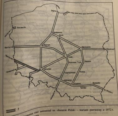 Projekt krajowej sieci autostrad z 1972