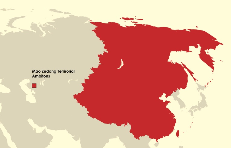 Ambicje terytorialne Mao Zedonga
