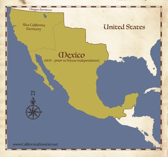 Obszary Meksyku, które zostały przejęte/kupione/zdobyte przez USA