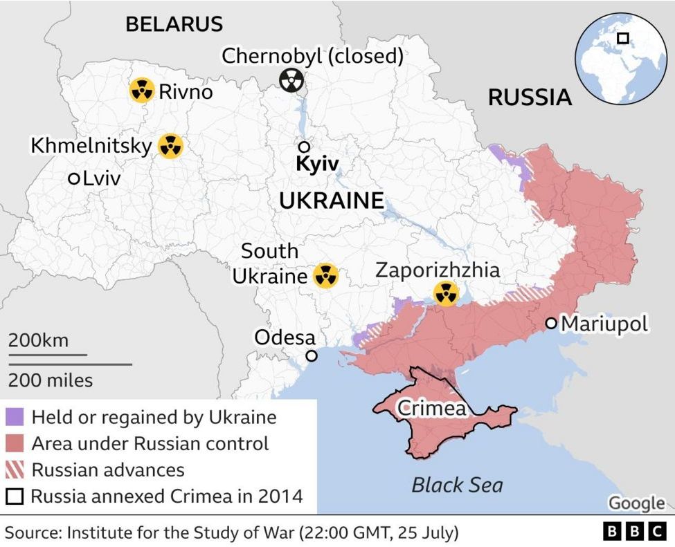 Elektrownie jądrowe na Ukrainie