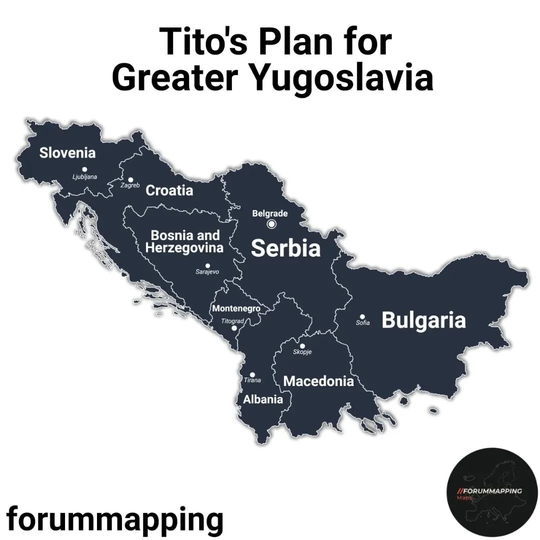 Wielka Jugosławia w planach Josip Broz Tito