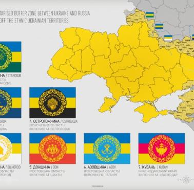 Przejęte/zaanektowane przez Rosję etnicznie ziemie ukraińskie