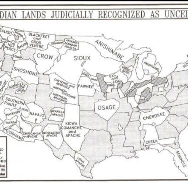 Mapa USA z terytorium rdzennych Amerykanów