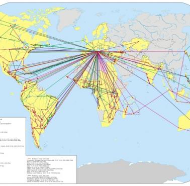 Mapa wizyt duszpasterskich papieża Jana Pawła II. Przez Aotearoa (2006)