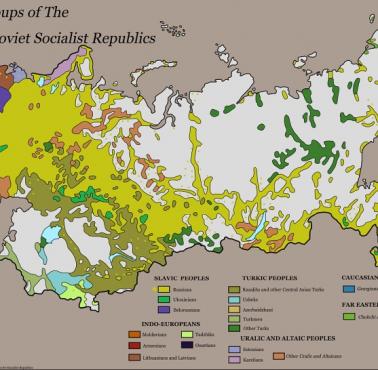 Mapa etniczna ZSRR