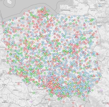 Mapa ulic, szkół, kościołów, pomników ... nazwanych na cześć jedynego Polaka papieża i świętego - Jana Pawła II