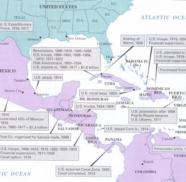 Amerykańskie interwencje w Ameryce Łacińskiej w XIX i XX wieku