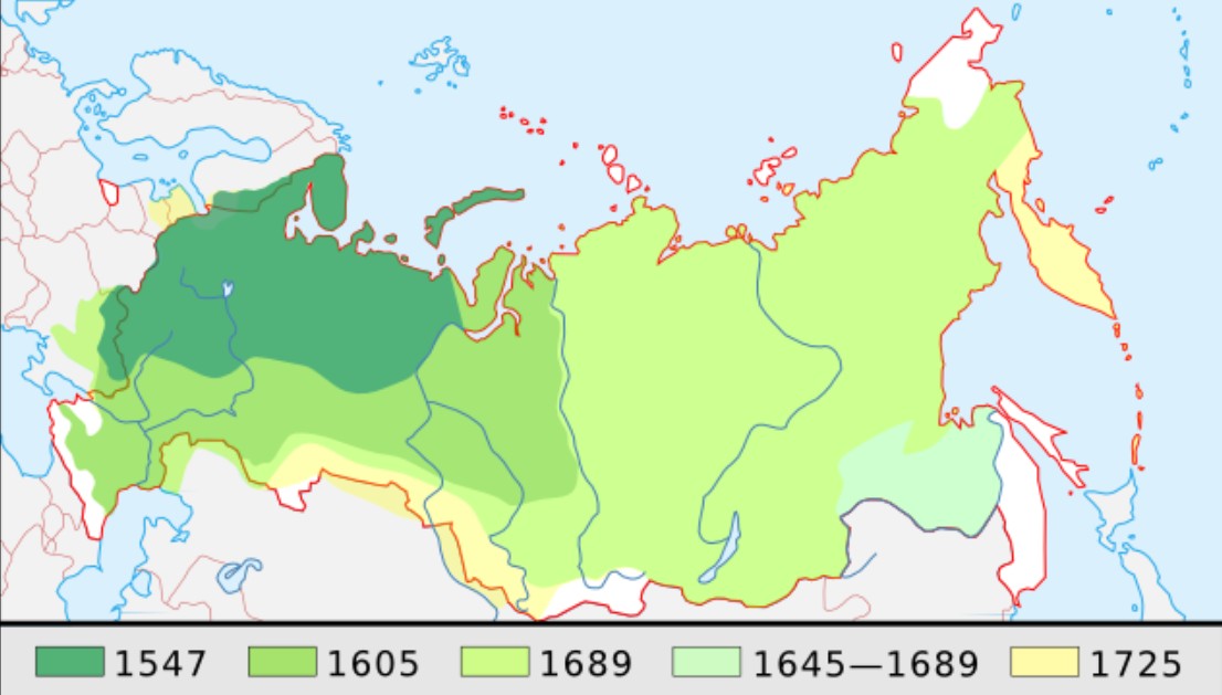 Ekspansja terytorialna Rosji, 1547-1725